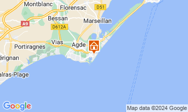 Mappa Cap d'Agde Appartamento 112271