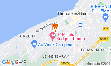 Mappa Thonon Les Bains Appartamento 118446