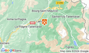 Mappa Peisey-Vallandry Appartamento 121219