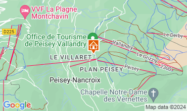 Mappa Peisey-Vallandry Appartamento 121219