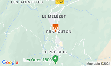 Mappa Les Orres Chalet 65856