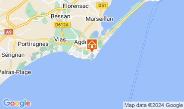 Mappa Cap d'Agde Appartamento 112300