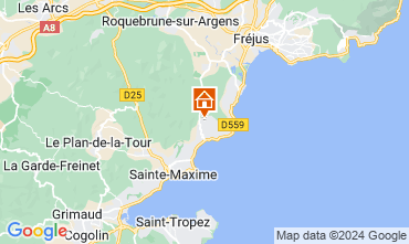 Mappa Sainte Maxime Villa  109035