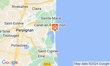 Mappa Canet-en-Roussillon Appartamento 112805