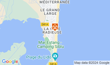 Mappa Canet-en-Roussillon Appartamento 112805