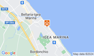 Mappa Bellaria Igea Marina Appartamento 128344