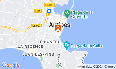 Mappa Antibes Appartamento 128840