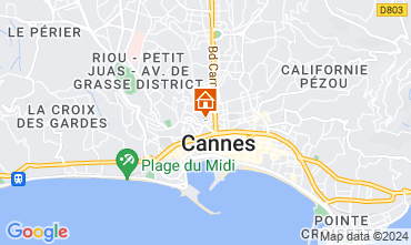 Mappa Cannes Appartamento 40957