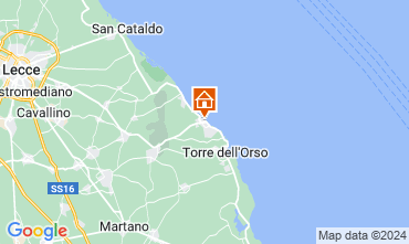 Mappa Torre dell'Orso Appartamento 96353