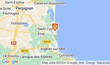 Mappa Saint Cyprien Plage Appartamento 122940