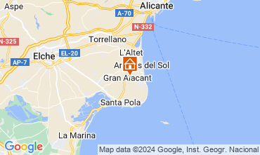 Mappa Alicante Villa  77982