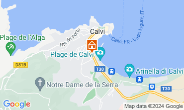 Mappa Calvi Appartamento 128803