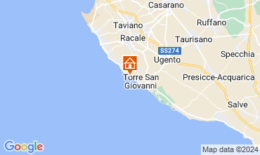 Mappa Ugento - Torre San Giovanni Appartamento 128663
