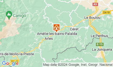 Mappa Amlie-Les-Bains Monolocale 127305