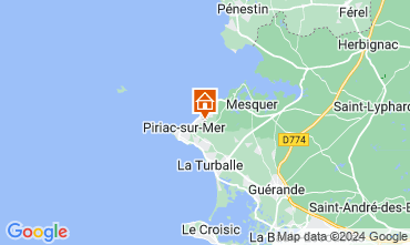 Mappa Piriac sur Mer Villa  128769