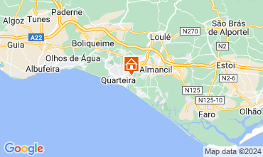 Mappa Quarteira Villa  128254