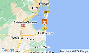 Mappa Le Barcares Casa 119456