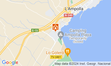 Mappa L'ampolla Villa  59145