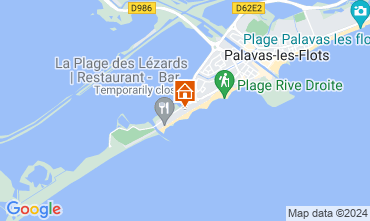 Mappa Palavas-les-Flots Appartamento 127636
