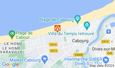 Mappa Cabourg Appartamento 62963