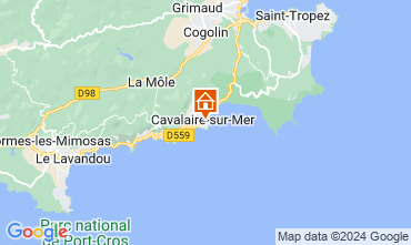 Mappa Cavalaire-sur-Mer Appartamento 82294