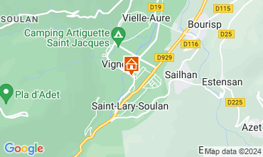 Mappa Saint Lary Soulan Monolocale 80914