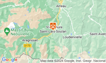 Mappa Saint Lary Soulan Monolocale 80562