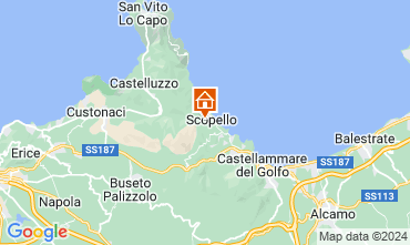 Mappa Scopello Appartamento 125916