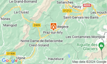 Mappa Praz sur Arly Monolocale 92363