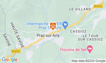 Mappa Praz sur Arly Monolocale 92363