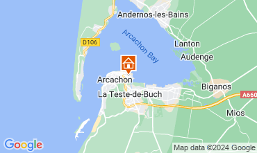 Mappa Arcachon Appartamento 124352