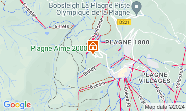 Mappa La Plagne Monolocale 59172