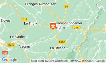 Mappa Grardmer Appartamento 126092