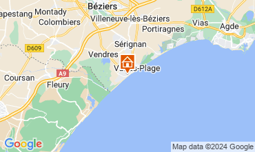 Mappa Valras-Plage Appartamento 106263