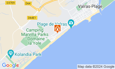 Mappa Valras-Plage Appartamento 106263