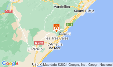 Mappa L'Ametlla de Mar Chalet 126893