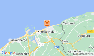 Mappa Knokke-le-Zoute Monolocale 123250