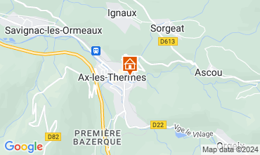 Mappa Ax Les Thermes Casa 108174