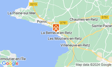 Mappa La Bernerie en Retz Casa 114527