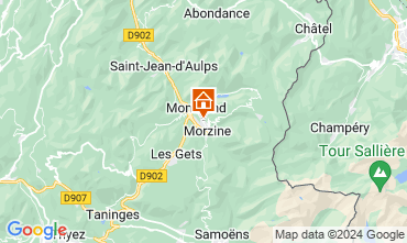 Mappa Morzine Chalet 76329