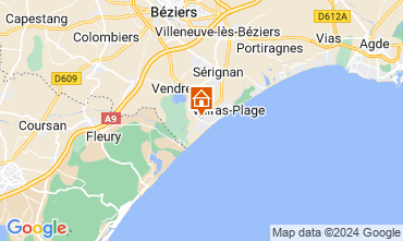 Mappa Beziers Casa 124960