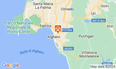 Mappa Alghero Appartamento 128641