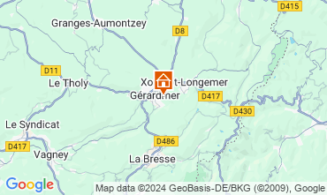 Mappa Grardmer Chalet 129283