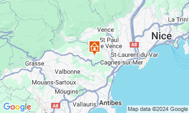 Mappa Roquefort-les-Pins Appartamento 129282