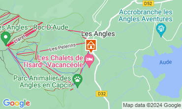 Mappa Les Angles Appartamento 123285