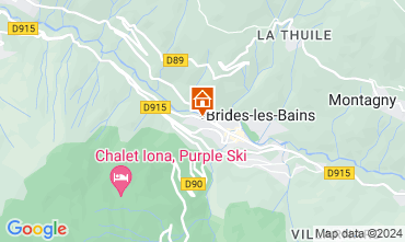 Mappa Brides Les Bains Monolocale 106467