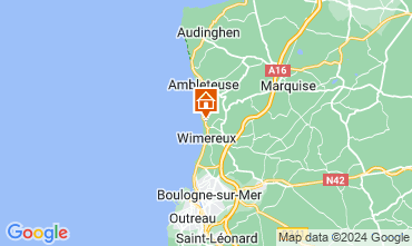 Mappa Wimereux Appartamento 8921