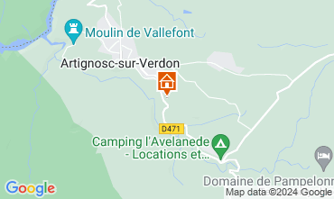 Mappa Artignosc-sur-Verdon Casa 65147