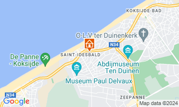 Mappa Koksijde Appartamento 122052