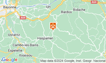 Mappa La Bastide-Clairence Casa 59143